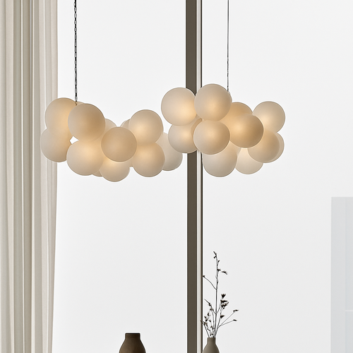 Lustre LED design moderne pour décoration intérieure - vue 3 sur 10