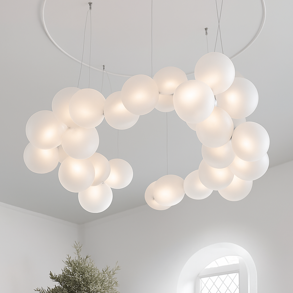 Lustre LED design moderne pour décoration intérieure - vue 5 sur 10