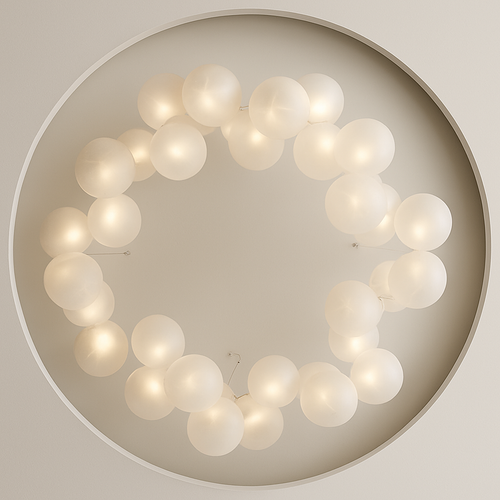 Lustre LED design moderne pour décoration intérieure - vue 7 sur 10