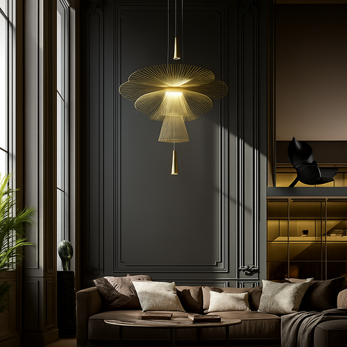 Lustre LED design nordique pour salon salle à manger cuisine Tables à manger barre lampe de chevet décor à la maison luminaire suspendu - vue 4 sur 15