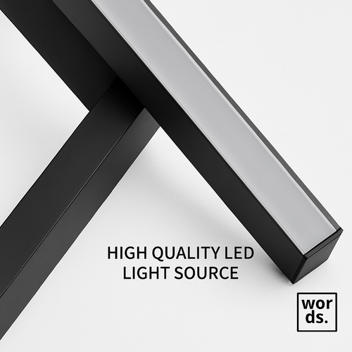 Lustre led dimmable noir minimaliste moderne - vue 6 sur 12