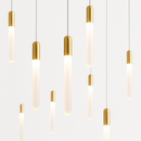 lustre led minimaliste moderne pour villa restaurant escalier