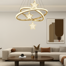 lustre led moderne en cristal pour éclairage intérieur