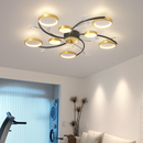 lustre led moderne en cristal pour éclairage intérieur
