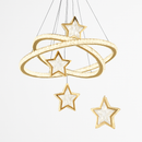 lustre led moderne en cristal pour éclairage intérieur
