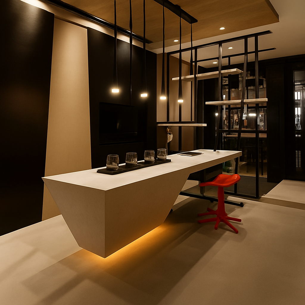 lustre led nordique design pour cuisine restaurant bar - vue 3 sur 6