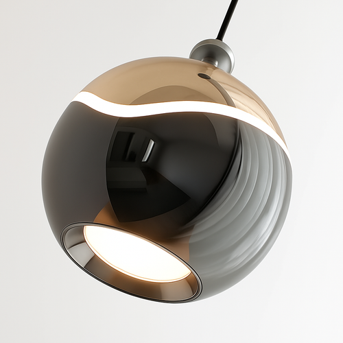 lustre à led pour une décoration moderne et élégante - vue 6 sur 11