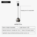 lustre à led pour une décoration moderne et élégante