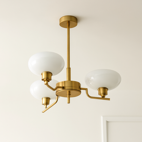 lustre led vintage style bauhaus éclairage suspendu créateur nordique - vue 12 sur 14