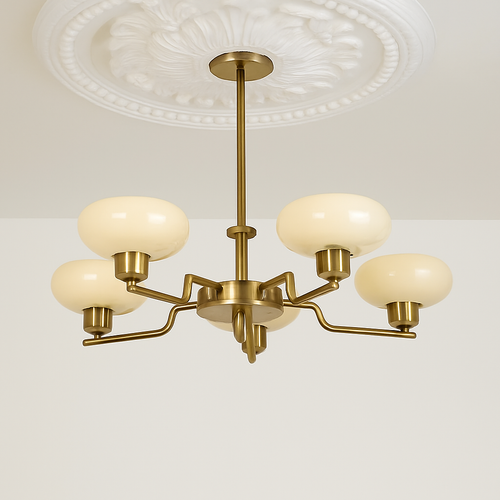 lustre led vintage style bauhaus éclairage suspendu créateur nordique - vue 13 sur 14