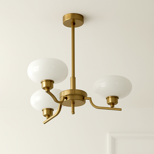 lustre led vintage style bauhaus éclairage suspendu créateur nordique - vue 7 sur 14