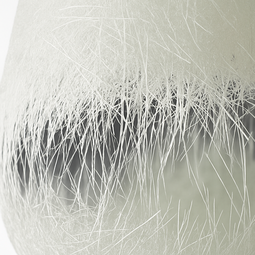 lustre lune led design italien en fibre de verre - vue 5 sur 13
