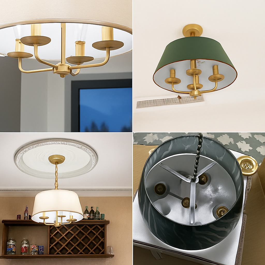lustre minimaliste en tissu pour un éclairage moderne et élégant - vue 5 sur 11