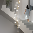 lustre moderne design avec éclairage à led créatif