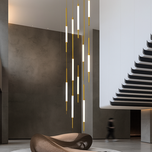 lustre moderne design créatif pour intérieur élégant - vue 7 sur 16