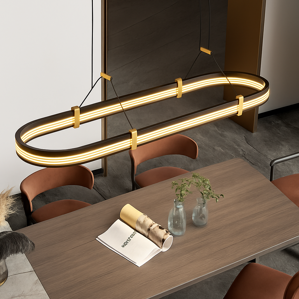 lustre moderne design pour salle à manger et bar - vue 3 sur 10