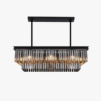 lustre moderne en cristal pour un éclairage élégant intérieur