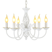 lustre moderne en fer forgé pour décoration intérieure élégante