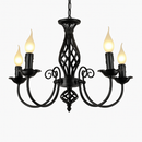 lustre moderne en fer forgé pour décoration intérieure élégante
