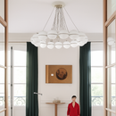 lustre moderne en verre créatif pour éclairage intérieur décoratif