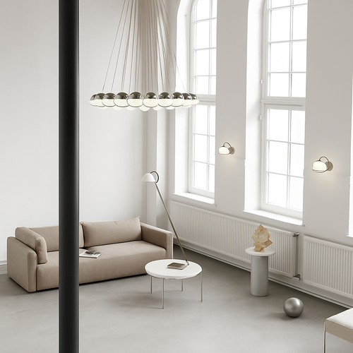 lustre moderne en verre créatif pour éclairage intérieur décoratif - vue 6 sur 12