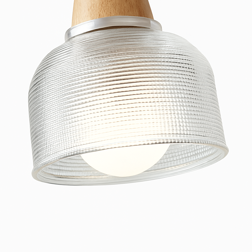lustre moderne en verre design pour éclairage intérieur vintage - vue 6 sur 30