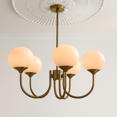 lustre moderne en verre pour décoration intérieure enfant - vue 3 sur 17