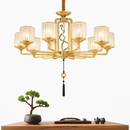 lustre moderne en verre pour décoration intérieure élégante