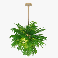 lustre moderne à feuilles d'arbre design pour intérieur
