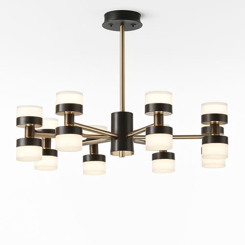 lustre moderne haut de gamme avec télécommande et gradation - vue 2 sur 11