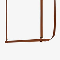 Lustre moderne LED minimaliste en cuir Crosby