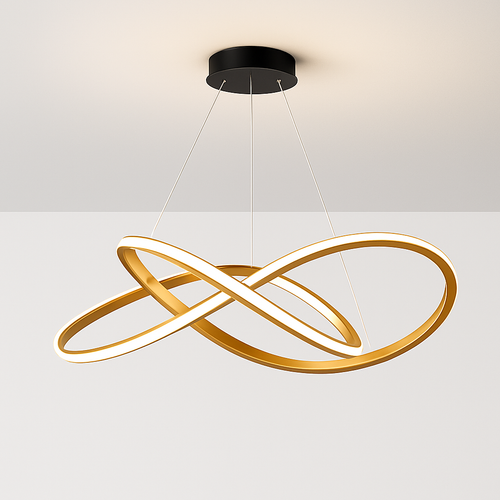lustre moderne à led pour décoration intérieure élégante