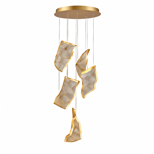 lustre moderne led pour duplex escalier bar et magasin de vêtements - vue 14 sur 15