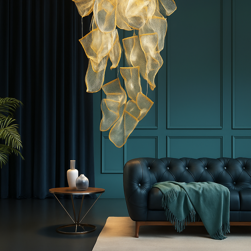 lustre moderne led pour duplex escalier bar et magasin de vêtements - vue 3 sur 15