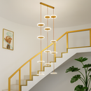 lustre moderne à led pour escalier design et élégant