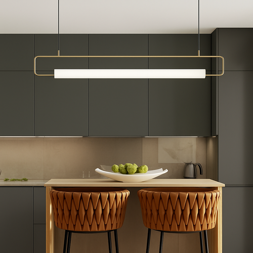 lustre moderne led suspendu lampara éclairage nordique - vue 4 sur 8