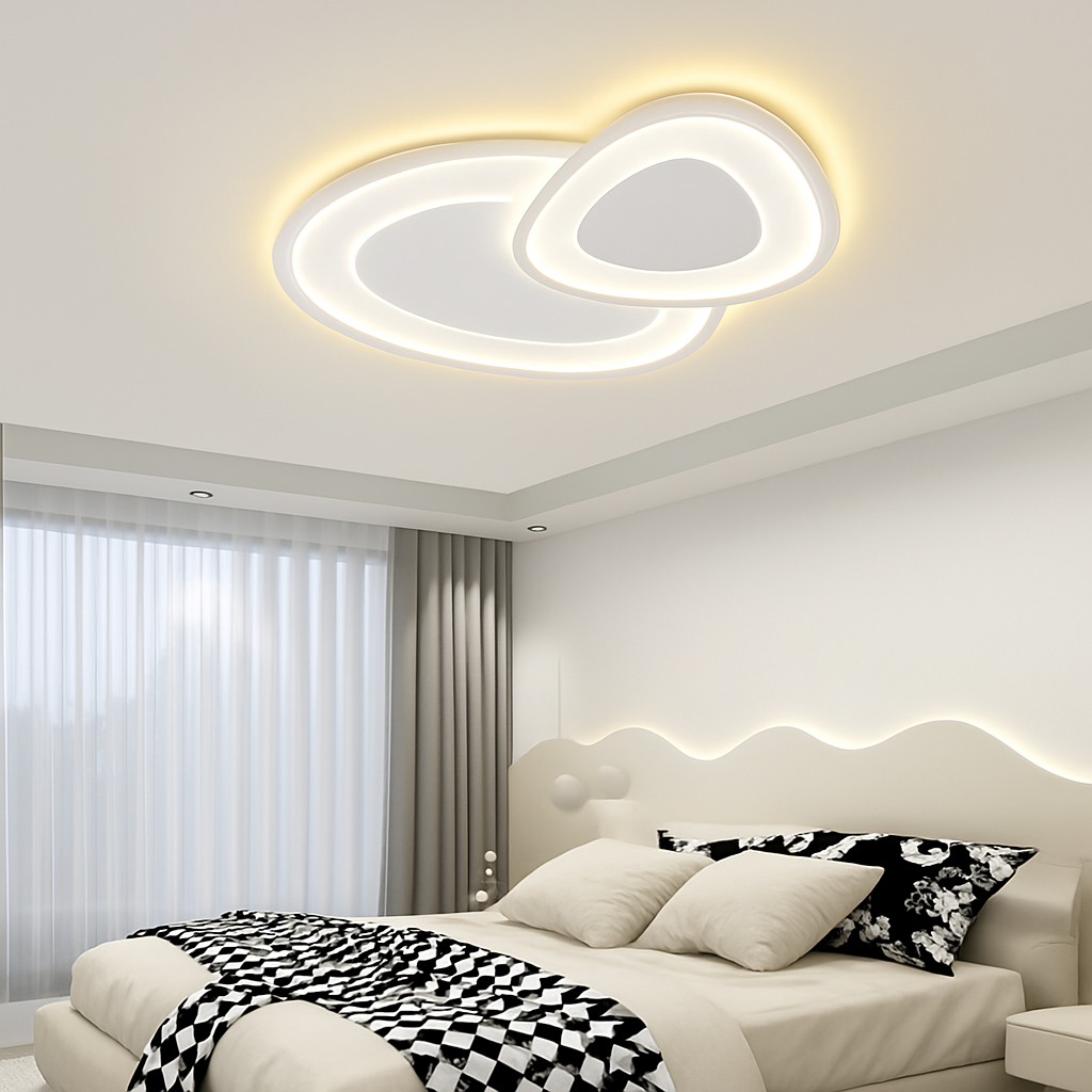 lustre moderne à leds pour décoration intérieure élégante et tendance - vue 3 sur 23