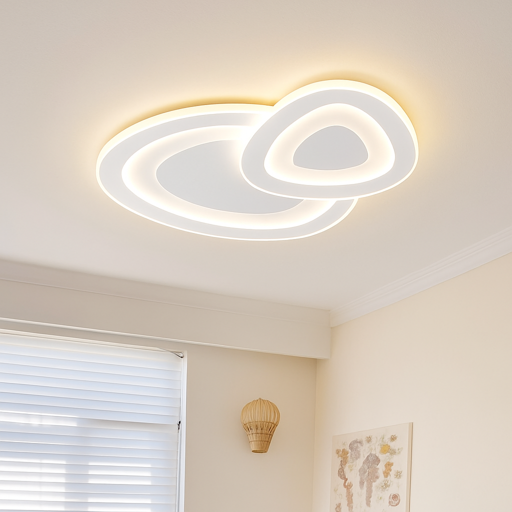 lustre moderne à leds pour décoration intérieure élégante et tendance - vue 4 sur 23