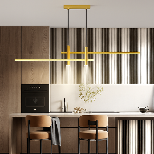 lustre moderne minimaliste pour cuisine et salle à manger - vue 3 sur 11
