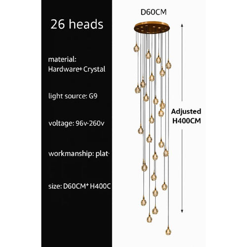 lustre moderne noir et doré éclairage led design élégant - vue 14 sur 14