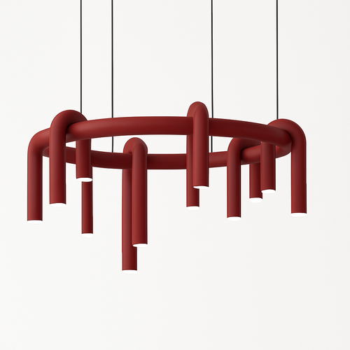 Lustre moderne nordique salon restaurant - vue 2 sur 8
