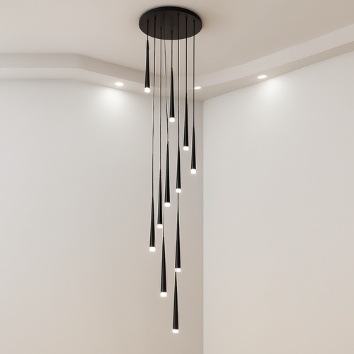 lustre moderne pour décoration intérieure et éclairage élégant - vue 2 sur 13