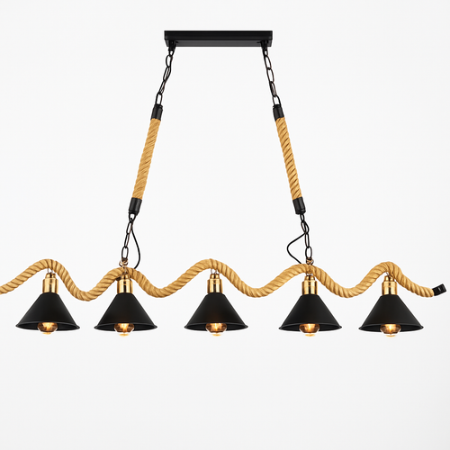 lustre moderne pour décoration intérieure et éclairage élégant - vue 5 sur 6
