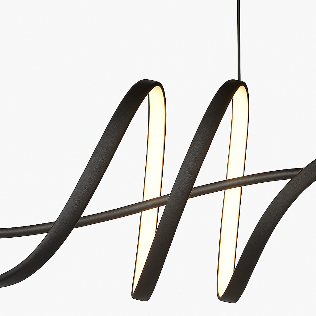lustre moderne simple striptips pour intérieur luminaire - vue 5 sur 6