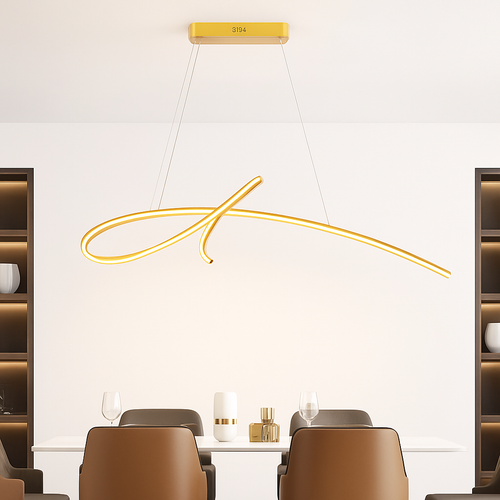 lustre moderne suspendu pour un éclairage intérieur élégant - vue 5 sur 6