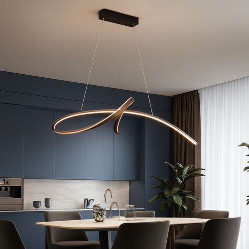 lustre moderne suspendu pour un éclairage intérieur élégant - vue 6 sur 6