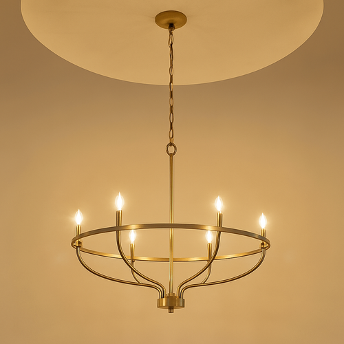 lustre moderne suspension décoration intérieure design élégant lumière - vue 4 sur 7