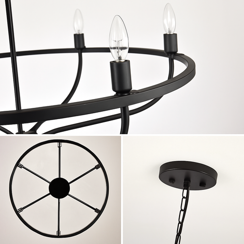 lustre moderne suspension décoration intérieure design élégant lumière - vue 6 sur 7