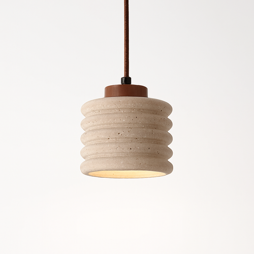 lustre nordique en terrazzo pour restaurant café bar et loft industriel - vue 2 sur 7
