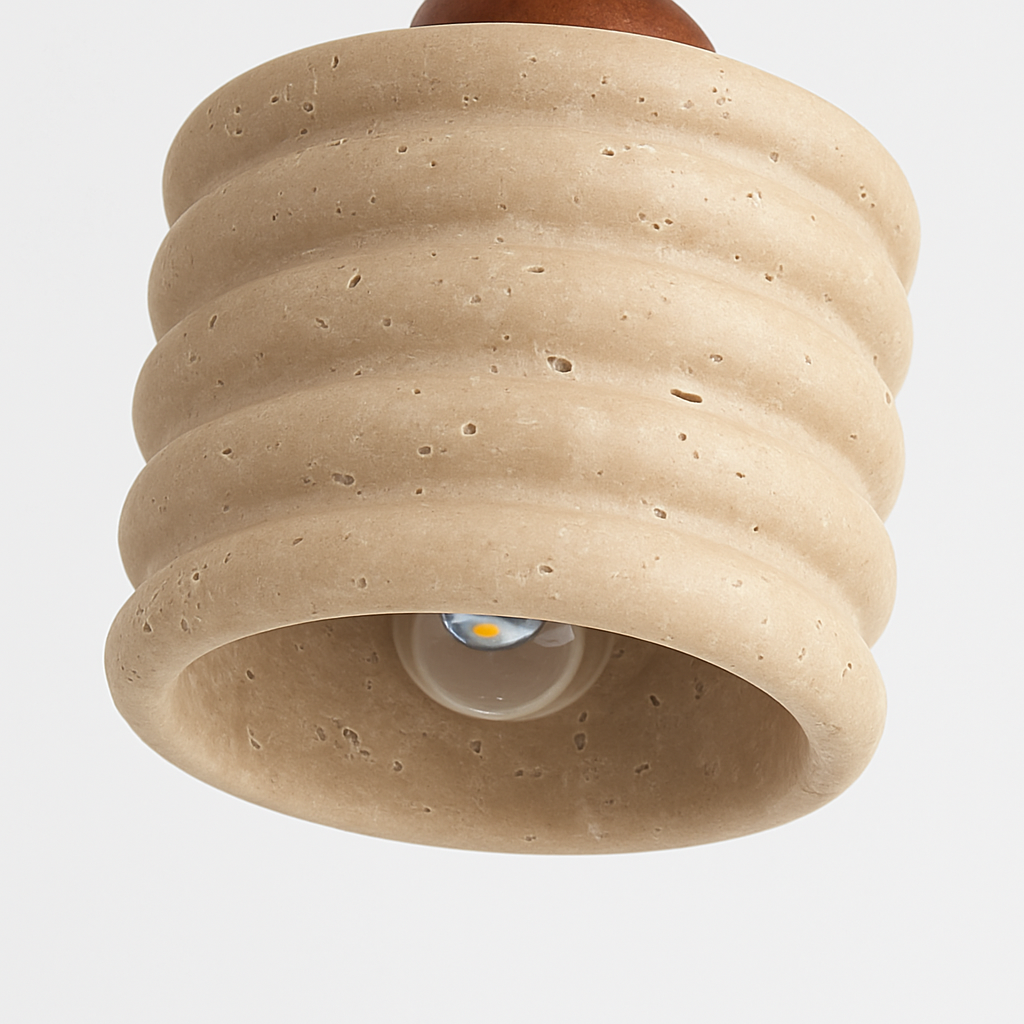 lustre nordique en terrazzo pour restaurant café bar et loft industriel - vue 5 sur 7